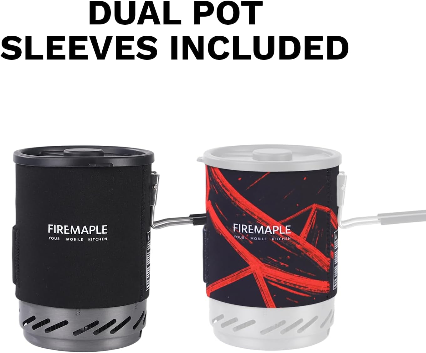 Fixed Star 1 Pro Backpacking & Camping Stove System | Upgraded Foldable Handle | Portable Pot & Jet Burner Set for Hiking, Trekking & Emergency Use
