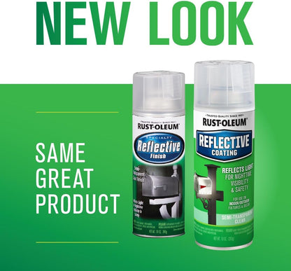 Enhance Nighttime Visibility with Rust-Oleum Specialty Reflective Finish Spray - 10 Oz