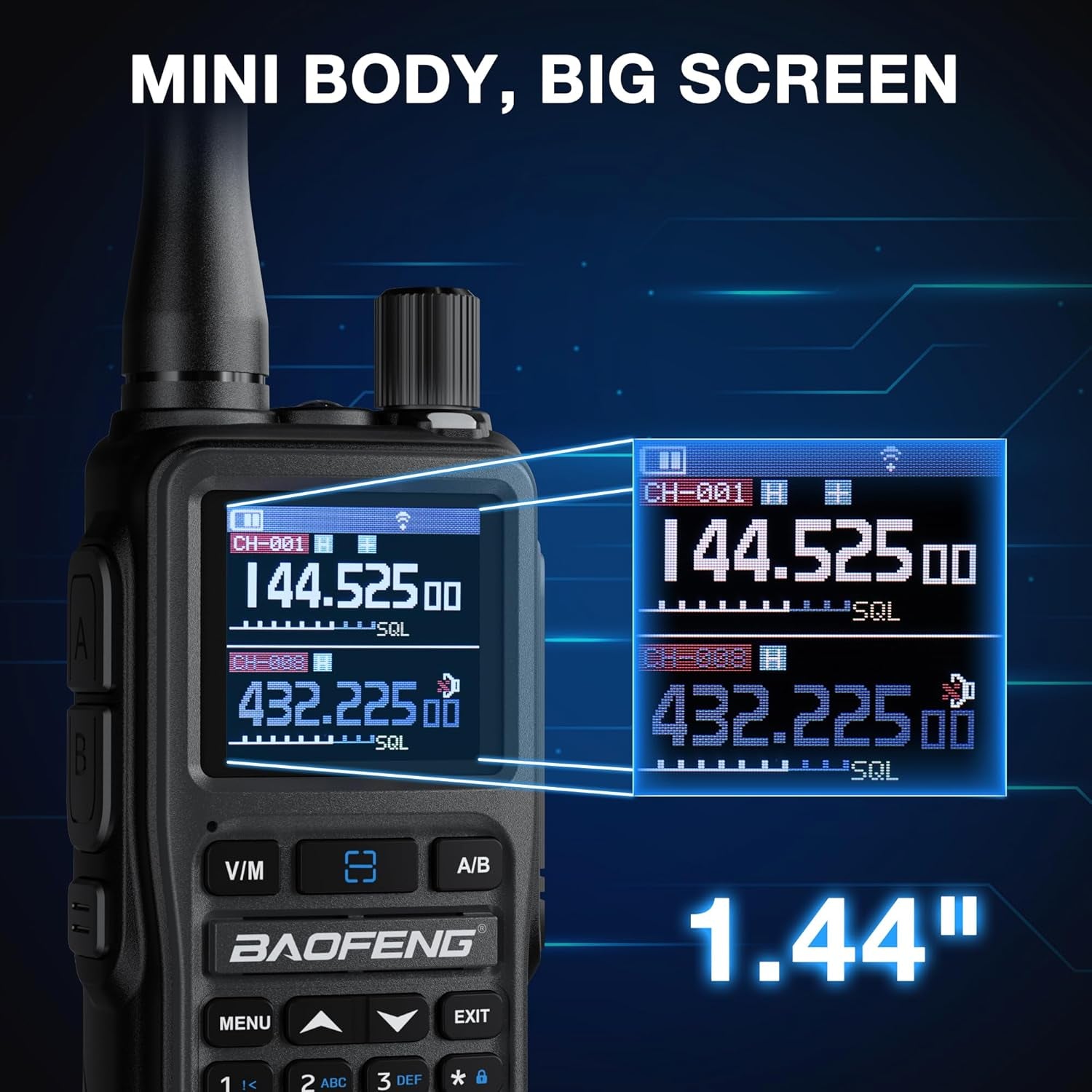 UV-5R Mini Ham Radio Handheld, APP Programming, Dual Band, Dual PTT, USB-C Charging, 999CH, NOAA FM Aviation Receiver, UHF VHF Pocket Walkie Talkie for Outdoor, Emergency, Grey [2Packs]