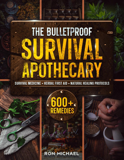 The Bulletproof Survival Apothecary: 600+ Herbal Remedies and off Grid Survival Protocols - Natural Emergency Medicine & First Aid to Heal, Protect and Thrive for When Help Isn'T Coming