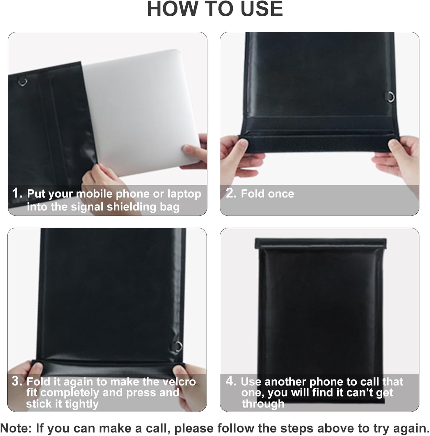 5 Pack Faraday Bags for Laptops & Tablets & Phones & Car Keys, Anti-Tracking Far