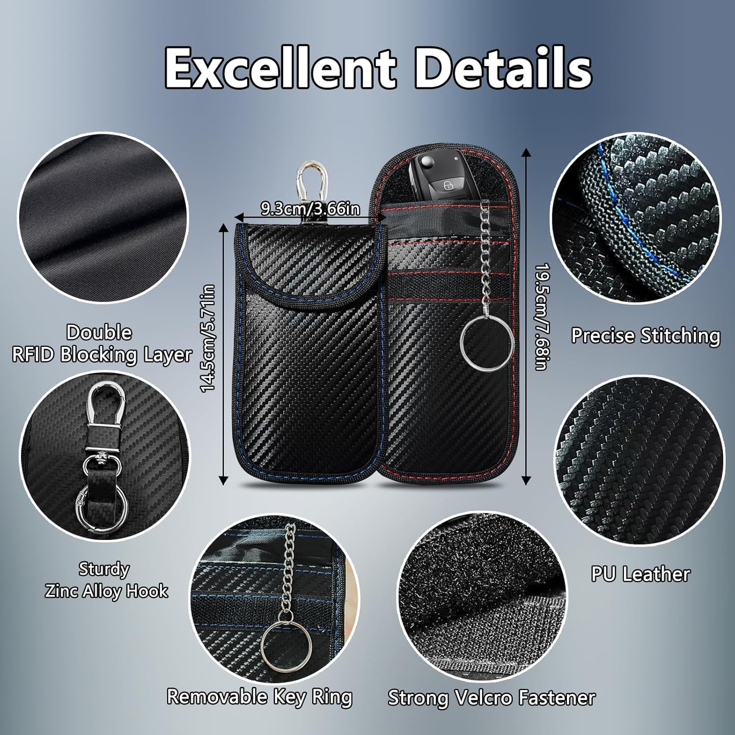 Ultimate Faraday Box with Bonus Faraday Bags – Extra-Large Signal Blocking Solution for Car Keys and Phones!
