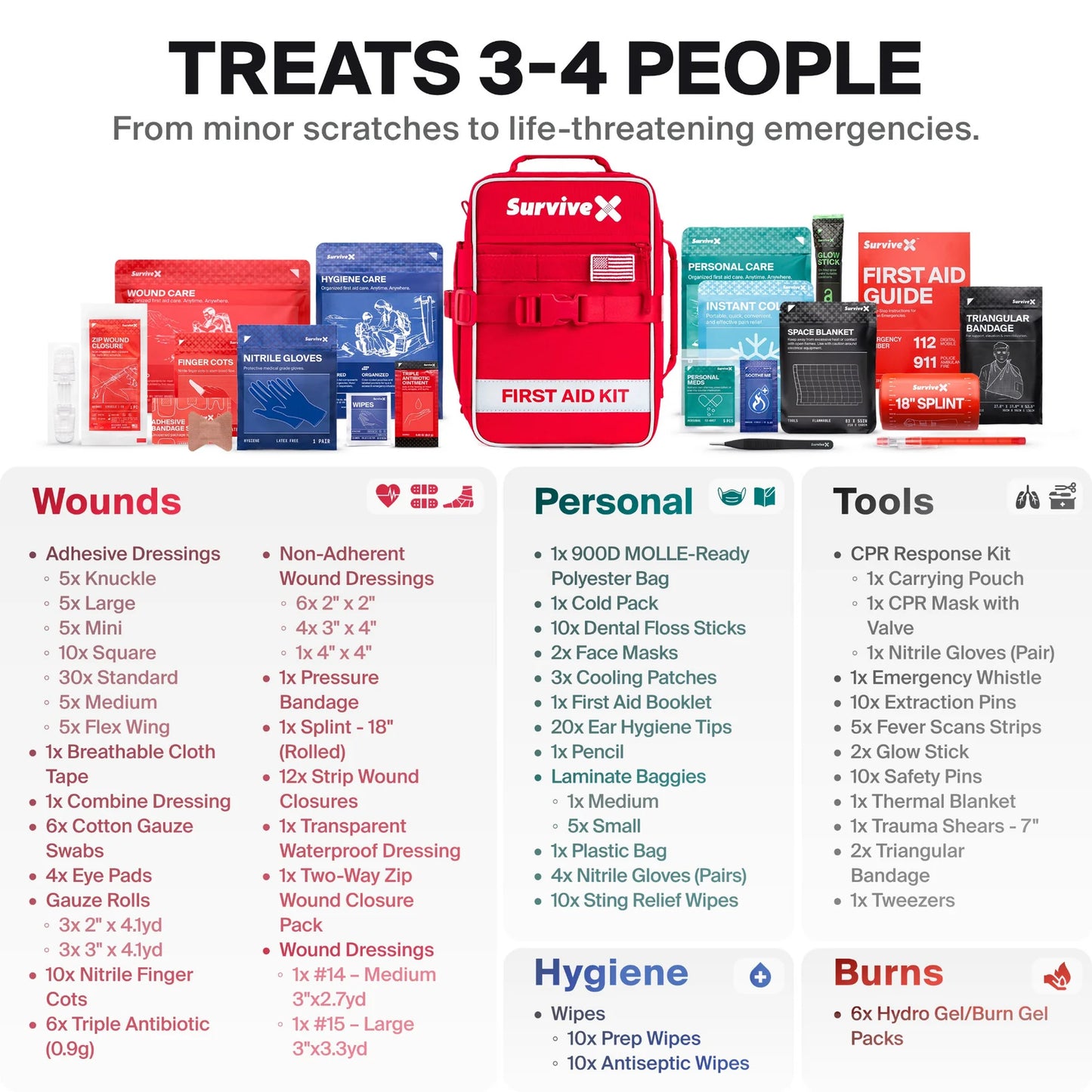 Survive X Large First Aid Kit