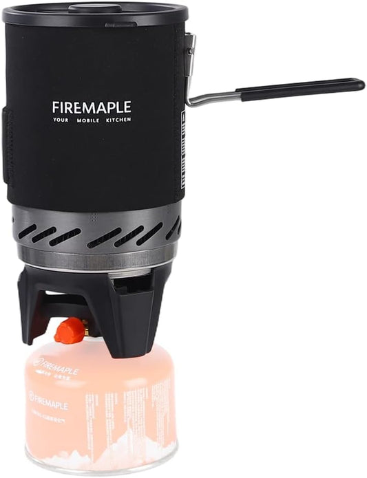 Fixed Star 1 Pro Backpacking & Camping Stove System | Upgraded Foldable Handle | Portable Pot & Jet Burner Set for Hiking, Trekking & Emergency Use